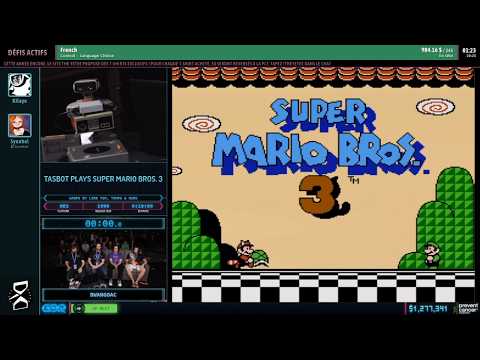 TASBot plays Super Mario Bros. 3 en 10:19 (Warps by Lord Tom, Tompa & Maru) [AGDQ2020]