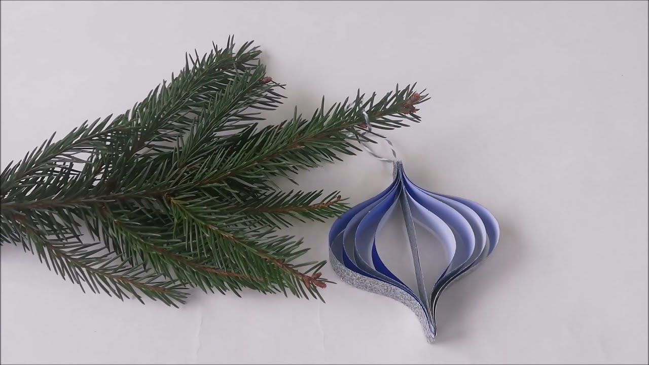 Zobacz koniecznie jak zrobić proste i łatwe ozdoby choinkowe z papieru