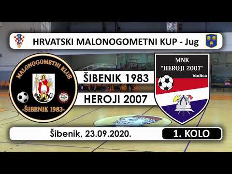 HMNK-JUG: ŠIBENIK 1983 - HEROJI 2007  7:5, 23.09.2020.