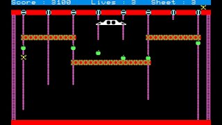 Sharp MZ-700 Game: Rope Runner (19xx)