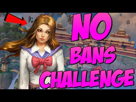THE NO BANS CHALLENGE! UNEXPECTED OPPONENT! - GrandMasters Ranked Duel - SMITE