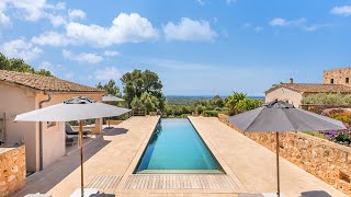 Unique property with sea & panoramic views in Mallorca - Santanyí - 1st Video