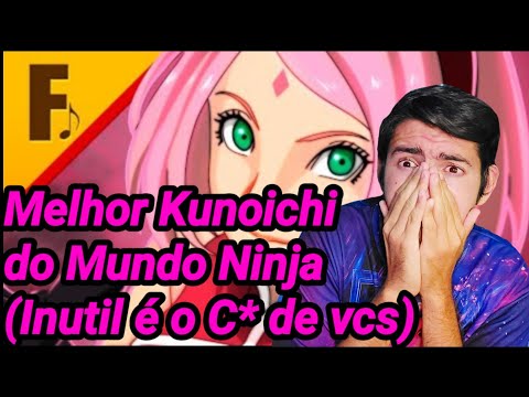 React GAROTA HARUNO - Sakura (Naruto) | Felícia Rock