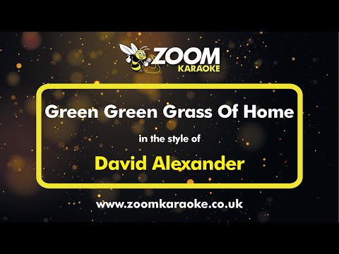 David Alexander - Green Green Grass Of Home - Karaoke Version from Zoom Karaoke