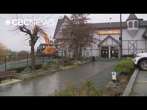 Mopping up Abbotsford, B.C.’s Castle Fun Park after recent flooding