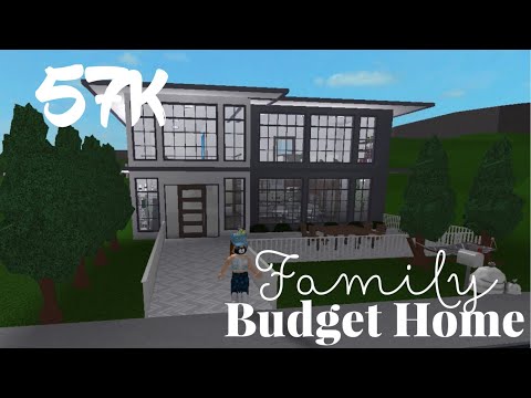 60K Modern Family Budget Home (Roblox Bloxburg) | Its SugarCoffee Video