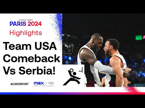 Stephen Curry leads Team USA out of 17-point hole to beat Serbia 🇺🇸 | #Paris2024 #Olympics