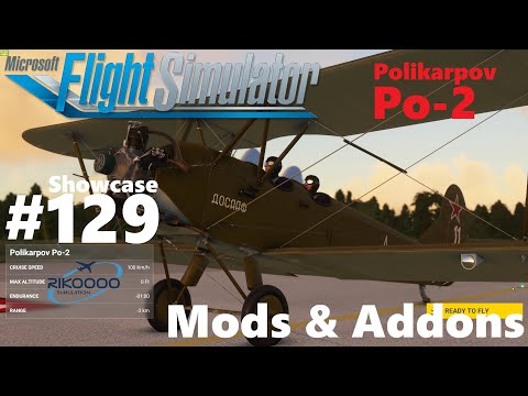 Polikarpov Po 2 - Showcase #129 - Mods & Addons for Microsoft Flight Simulator 2020 4K
