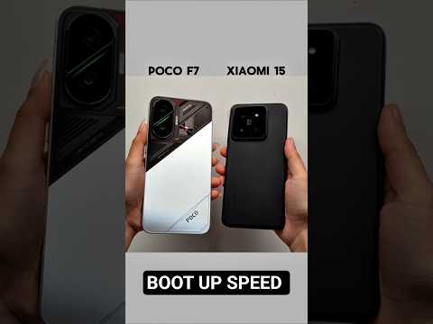 POCO F7 vs Xiaomi 15 – FASTEST Boot Speed Test! (Who Wins?)🚀
