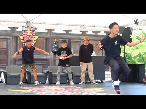 Bboy Just Fit footwork showcase for Red Bull BC One All Japan
