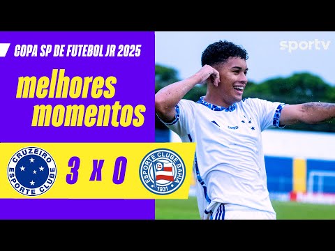 Gols e lances de Cruzeiro x Bahia