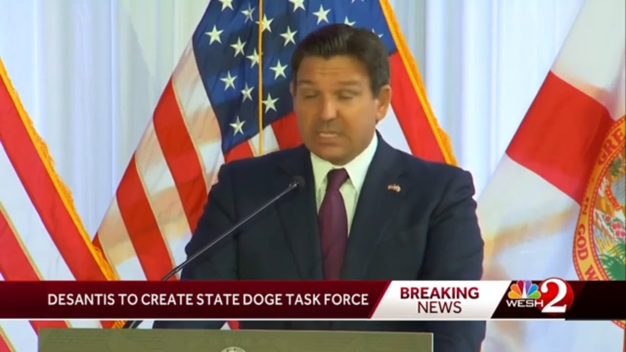 Florida Gov. DeSantis to create DOGE task force