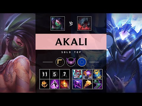 Akali Top vs Aatrox - EUW Master Patch 25.05