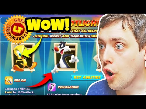 SPACE REGION AND TEAM SPOTLIGHT: GRANNY’S HOUSE PARTY - Looney Tunes World of Mayhem Game Gameplay