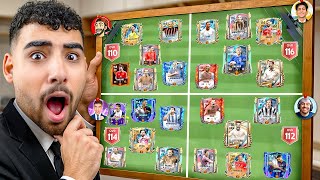 عملت أقوى فريق من تشكيلات اليوتيوبرز????(قيمت تشكيلاتهم????)