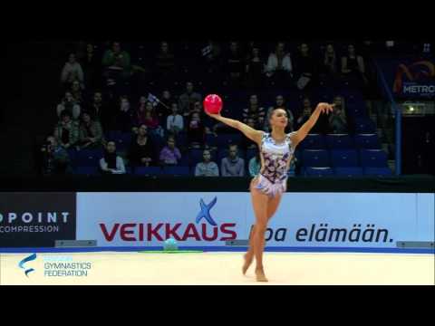 Ekaterina Volkova Ball - Rhythmic Gymnastics World Cup 2016 Espoo