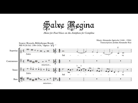 Alexander Agricola - Salve Regina I