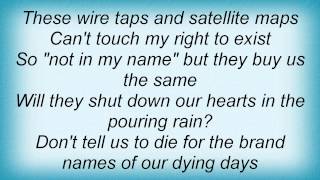 Strike Anywhere - Two Fuses Lyrics