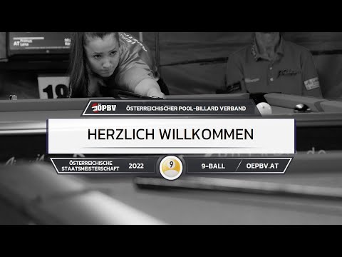 ÖSTM Pool Billard 2022 - 9-Ball - Finale - Lena Primus gg. Clarissa Stark