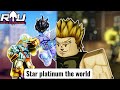 Como Conseguir O Star Platinum The World Showcase Roblox Is Unbreakable