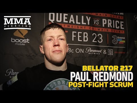 Bellator 217: Emotional Paul Redmond Praises Coach After Win - MMA Fighting