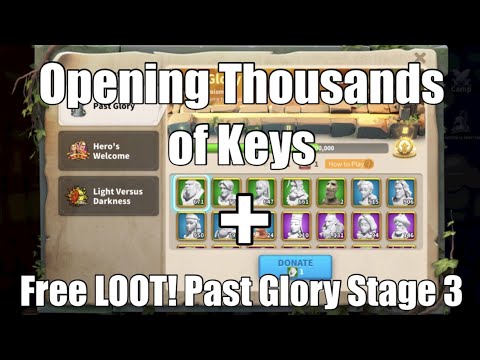 Opening Thousands of Keys and Trading in Commanders for Past Glory | Rise of Kingdoms