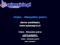 Video - Wszystko jedno, podkład demo, www ...