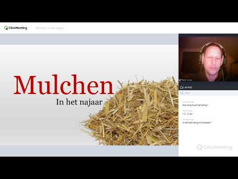 , title : 'Online lezing van Frank Anrijs - Mulchen in het najaar'