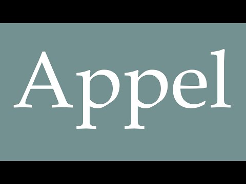 How to Pronounce ''Appel'' Correctly in French