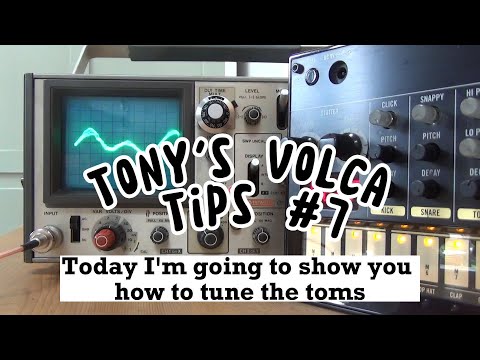 Tony's Volca Tips Episode 7: Korg Volca Beats tuned toms