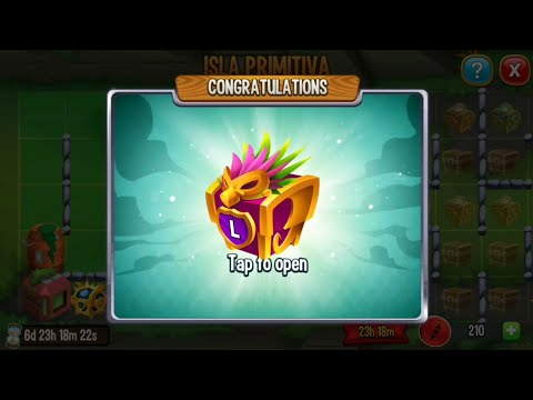 I got legendary dragon for free from primal jungle grid island || Dragon city