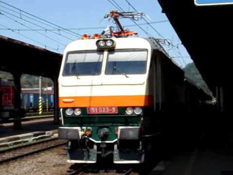 Vlaky Česká Třebová: Ex 145 LANDEK, příjezd + start, 6.7.2012