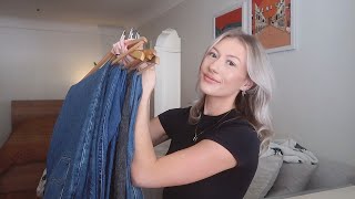 2024 *Best Selling* Denim Try-on Haul | Levi’s & Aritzia Denim Forum Jeans