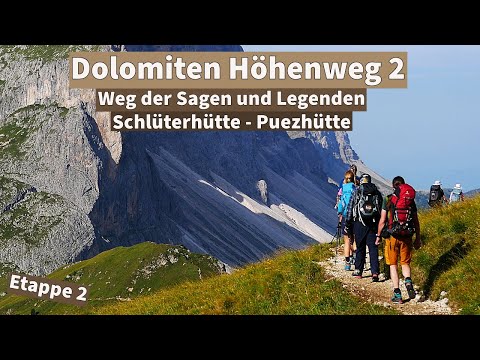 Unterwegs im Geislerstock | Dolomiten Höhenweg 2 - Etappe 2