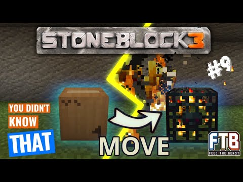 How to EASY TRANSPORT SPAWNERS!! STONEBLOCK 3 - #9