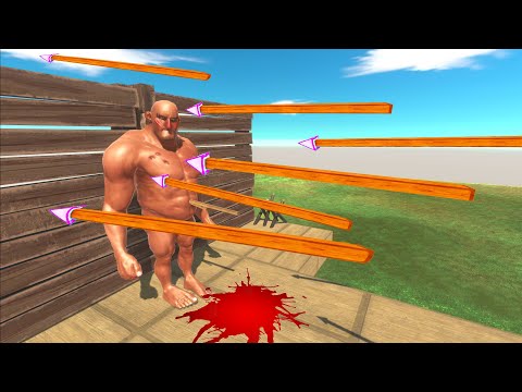 PINNING UNITS TO THE WALL - Animal Revolt Battle Simulator ARBS