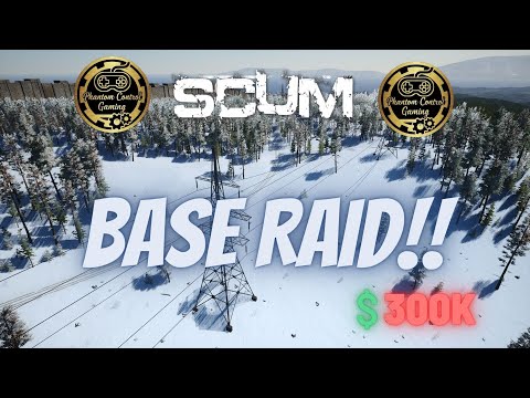 Base Raiding In Scum, Big Base Raid In The Snow! 16 Gold Locks Picked 300K Raid!