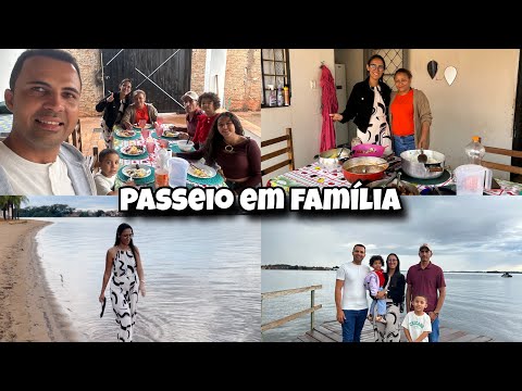 FOMOS À PRAINHA DE MIGUELÓPOLIS -SP E TEVE ALMOÇO ESPECIAL EM FAMÍLIA 