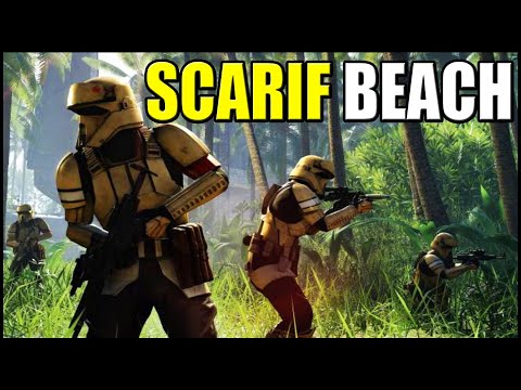 BRUTAL Scarif BEACH INVASION in Star Wars: Battlefront II (New Update)