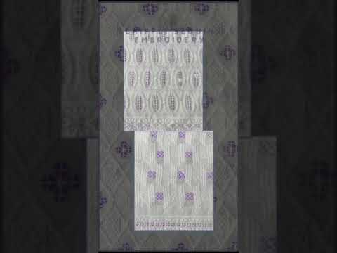 Embroidered Net Job Work