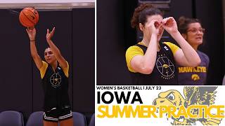 Iowa Women's Basketball Summer Practice Highlights | July 23