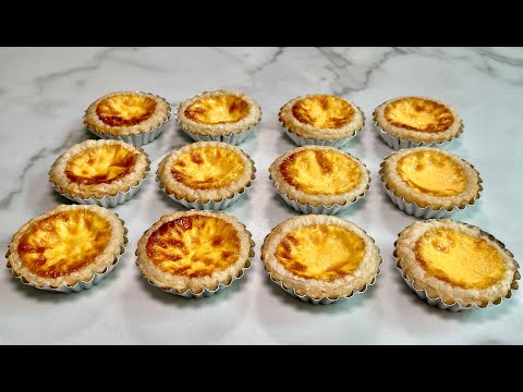 Perfectly Flaky Egg Tarts Using Ready Made Puff Pastry| Quick & Easy Recipe