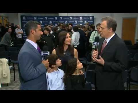 Jorge Posada and his family