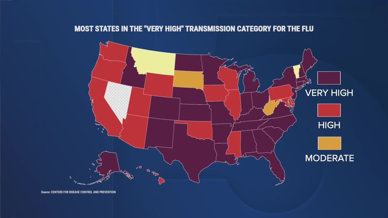DATA: Flu activity and numbers on the rise