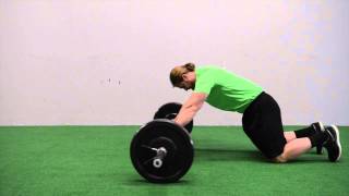 604. Barbell Rollout Hold (:05 sec)