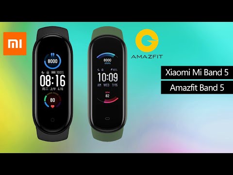 Xiaomi Mi Smart Band 5 vs Amazfit Band 5 Specifications and Functions Comparison