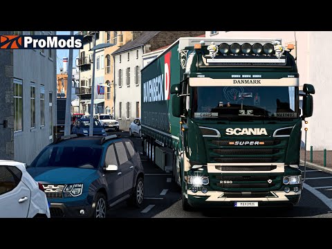 ETS2 ProMods 2.60 - Kleinstadt Granville I RJL Scania R580 [2076] EURO TRUCK SIMULATOR 2