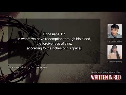 Written in Red | Baptist Music Virtual Ministry | Duet