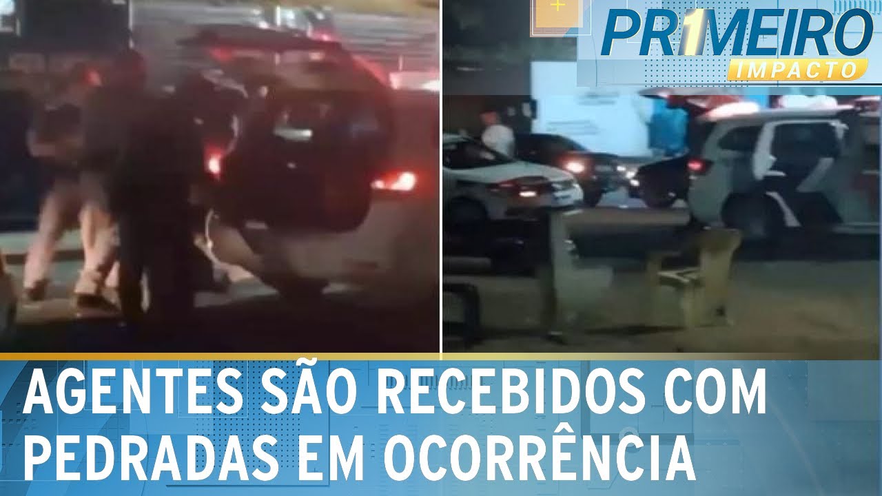 PM é recebida com pedradas durante ocorrência em Mogi Mirim (SP) | Primeiro Impacto (03/01/25)