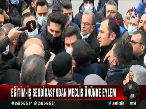 EĞİTİM İŞ SENDİKASINDAN MECLİS ÖNÜNDE EYLEM-STAR TV ANA HABER-01/02/2022 | EĞİTİM İŞ